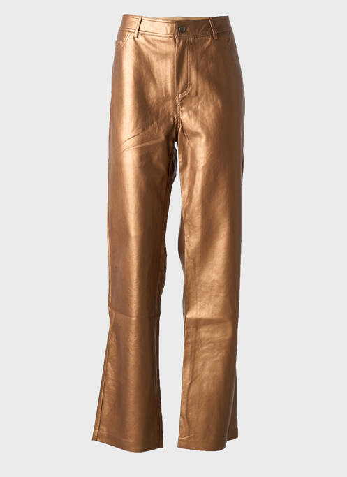 Pantalon evazat auriu ESQUALO femeie