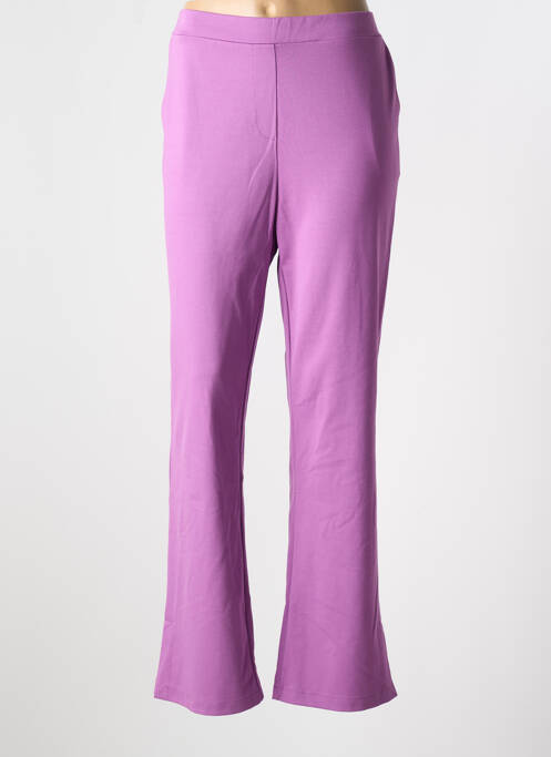 Pantalon evazat violet XXLA FEMME femeie
