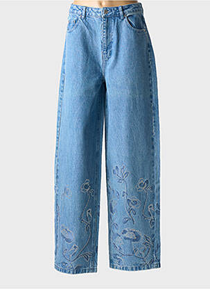 Blugi cu croială largă albastru ROTATE femeie