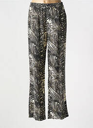 Pantalon drept talie elastică mărime normală negru MKT STUDIO femme
