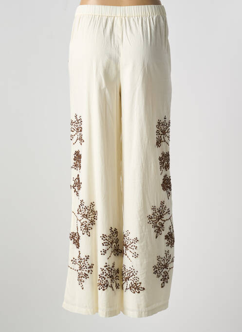 Pantalon larg bej DIEGA femeie