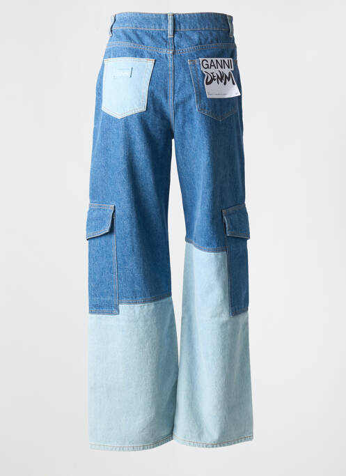 Blugi cu croială largă albastru GANNI femeie