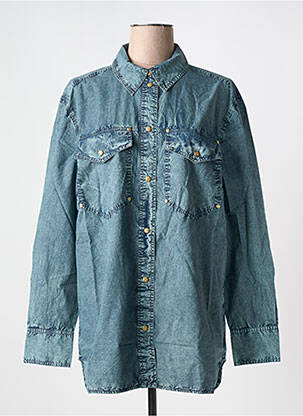 Cămașă albastru GANNI femeie