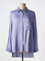 Tunică mâneci lungi guler de bluză violet KARMA KOMA femme