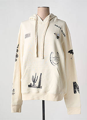 Hanorac cu glugă bej NEWTONE femeie