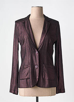 Sacou buzunare violet MAJESTIC FILATURES femeie