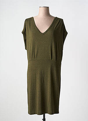 Rochie midi mâneci scurte mâneci scurte verde KARMA KOMA femeie