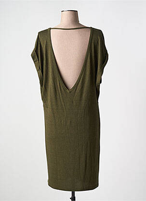 Rochie midi mâneci scurte mâneci scurte verde KARMA KOMA femeie