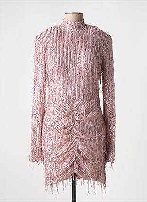 Rochie scurtă roz ROTATE femeie