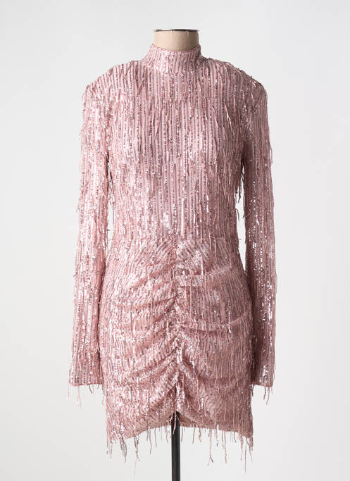 Rochie scurtă roz ROTATE femeie