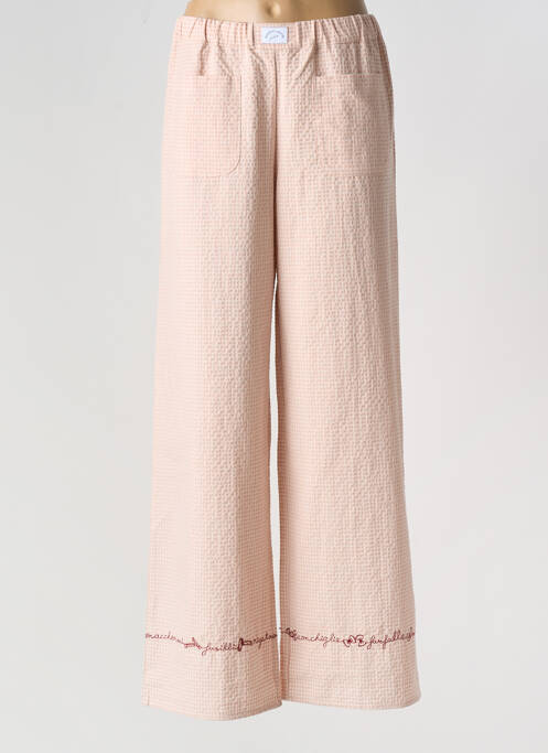 Pantalon drept roz MAISON LABICHE femeie