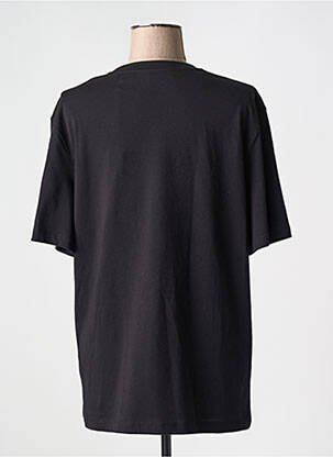 Tricou serigrafie flockată mâneci scurte negru ROTATE femeie