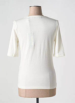 Tricou elasticitate mâneci scurte alb ROTATE femeie