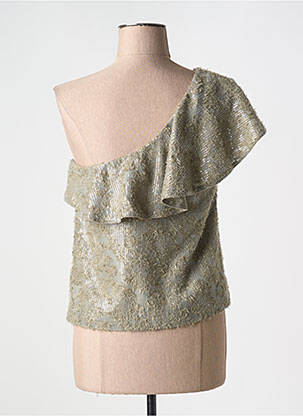 Top mâneci scurte mâneci scurte verde DOROTHEE SCHUMACHER femeie