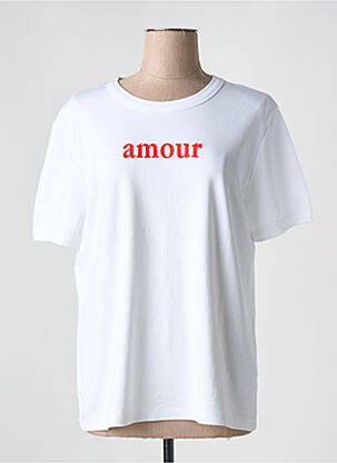 Tricou alb MAISON LABICHE femeie