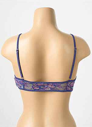 Sutien fără armatură top triunghiuri violet LA NOUVELLE femeie