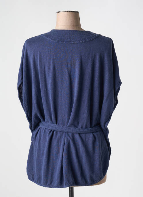 Top albastru MAJESTIC FILATURES femeie