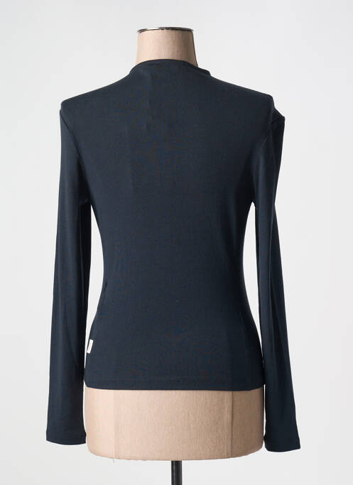 Tricou elasticitate mâneci lungi negru REMAIN femme