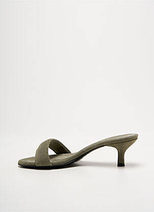 Mulete/saboți nubuc toc de 4 la 6 cm verde DOROTHEE SCHUMACHER femeie