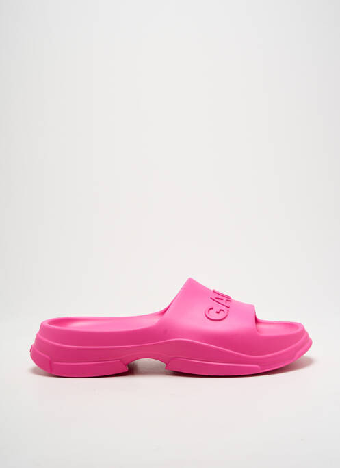 Mulete/Saboți roz GANNI femeie
