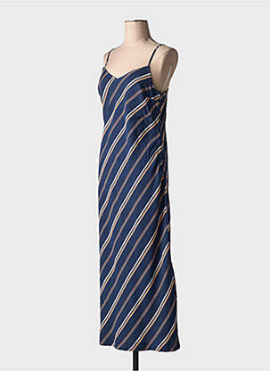 Rochie lungă albastru NICE THINGS femeie