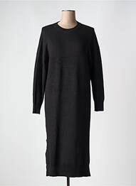 Rochie pulover elasticitate mâneci lungi negru ZILCH femme