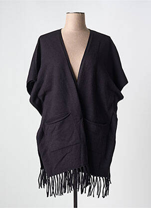 Poncho negru ESQUALO femeie