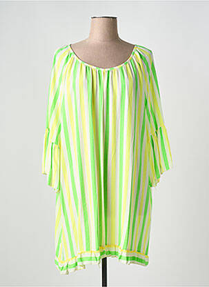 Tunică mâneci lungi guler rotund verde NEW COLLECTION femeie