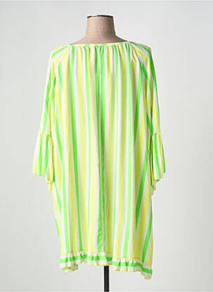 Tunică mâneci lungi guler rotund verde NEW COLLECTION femeie