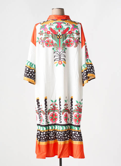 Rochie midi portocaliu BUBBLEE femeie