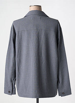 Jachete casual guler de bluză gri NICE THINGS femeie