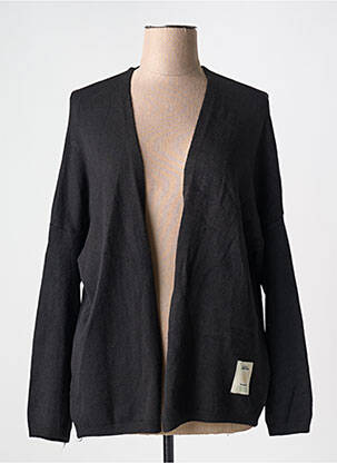 Vestă cu mâneci lungi elasticitate negru APRIL VINTAGE femeie