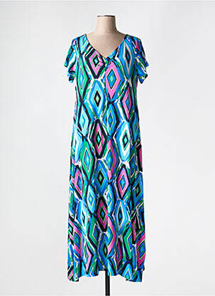 Rochie lungă albastru AN II VITO femeie