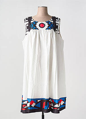 Rochie midi alb BUBBLEE femeie