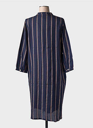 Rochie midi mâneci lungi mâneci lungi albastru NICE THINGS femeie