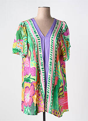 Tunică mâneci scurte verde AN II VITO femeie