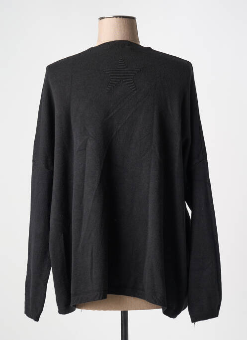 Vestă cu mâneci lungi negru APRIL VINTAGE femeie