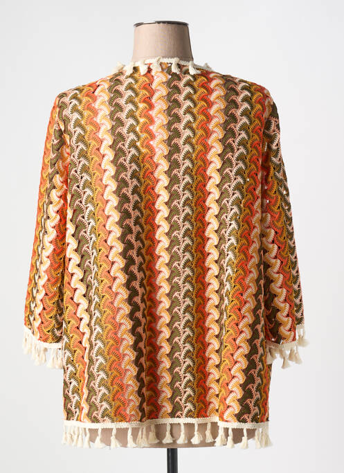 Vestă cu mâneci lungi portocaliu AN II VITO femeie