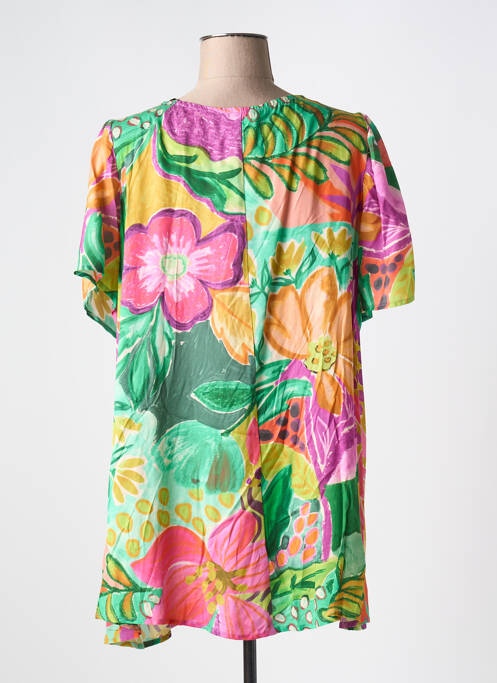 Tunică mâneci scurte verde AN II VITO femeie