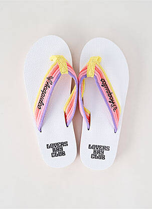 Șlapi galben LOVERS BAY CLUB femeie