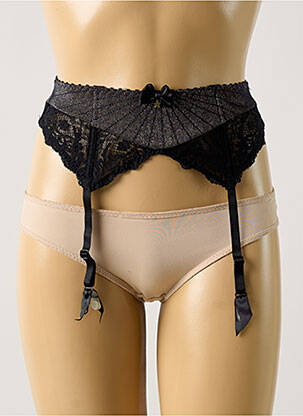 Corset/jartieră fără armatură negru AUBADE femeie