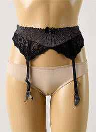 Corset/jartieră fără armatură negru AUBADE femme