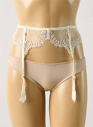Corset/jartieră fără armatură alb LEJABY femeie