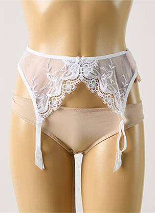 Corset/jartieră fără armatură alb SAWREN femeie