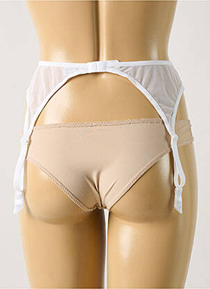 Corset/jartieră fără armatură alb SAWREN femeie