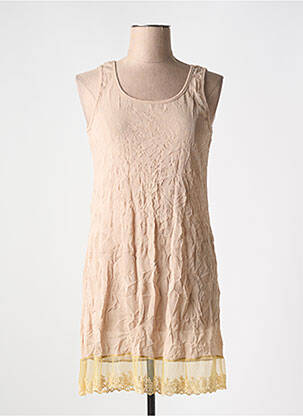 Jupon/fond de rochie broderie maro VIE NOCTURNE femeie