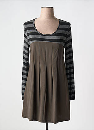 Tunică mâneci lungi verde 3322 femeie