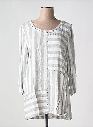 Rochie scurtă gri DOLCEZZA femeie