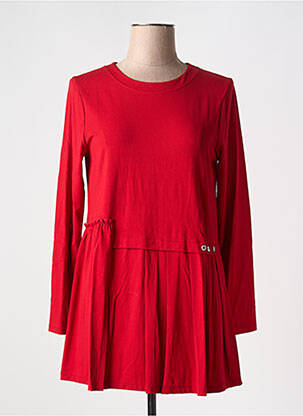 Tunică mâneci lungi roșu MALOKA femeie