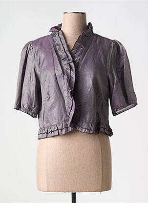 Bolero mâneci scurte violet VETO femeie